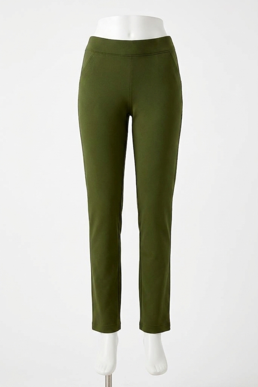 NEW ANGEL APPAREL women's pocket pant in moss